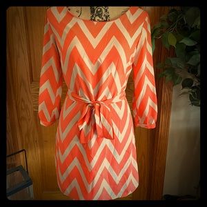 Chevon style dress